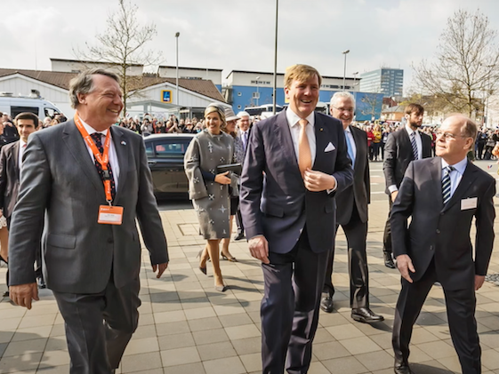 Interim Manager Harry Flint beim Staatsempfang des Medical Valley EMN für König Willem Alexander